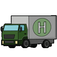 Delivery Moving Sticker