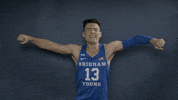 Byu Basketball Gocougs GIF by BYU Cougars