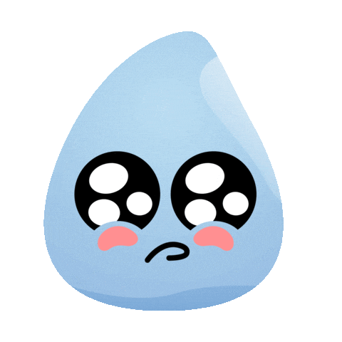 Sad Face Sticker by Kurin Water