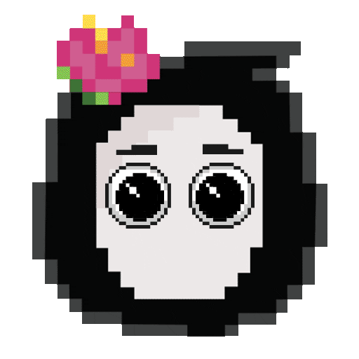 Sad Pixel Sticker by BigBrains