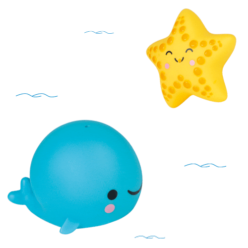 Splash Bath Toy Sticker by JANOD