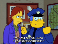 Scared Season 4 GIF by The Simpsons