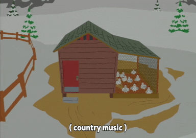 chicken coop snow GIF by South Park 