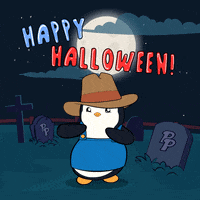 Trick Or Treat Halloween GIF by Pudgy Penguins
