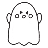 Halloween Ghost Sticker by Twinkl Parents