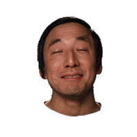 alex floating head Sticker by Originals