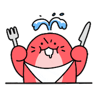 Hungry Food Sticker