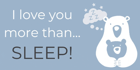 I Love You Sleep GIF by Munchkin & Bear
