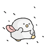 sickyaki penguin bed pillow going to bed Sticker