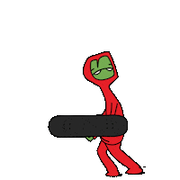 Happy Swipe Sticker by Cartoon03