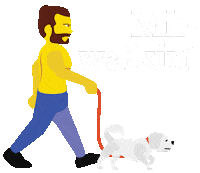 Dog Walking Locamoji Sticker by onmilwaukee