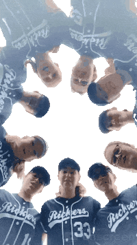 Team Players Sticker by Black Rickers Baseball Softball Club