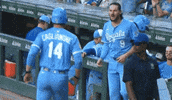 Home Run Celebration GIF by Kansas City Royals