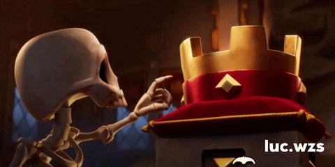 lucaszebalossGIF giphyattribution king skeleton giphycreatortest GIF