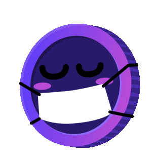 Crypto Mask Sticker by Analog