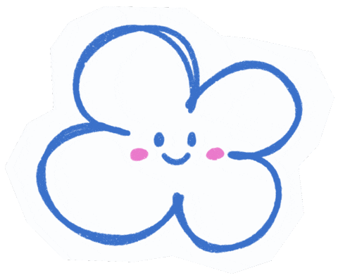 Flower Smile Sticker