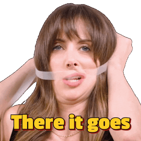 Here It Goes Funny Face Sticker by First We Feast