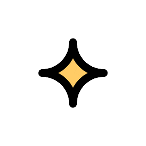 Stars Flashing Sticker