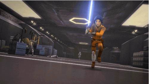 lightsaber running GIF by Star Wars