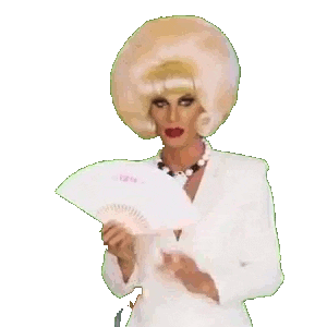 thenetworklared rupaul rpdr shade side eye Sticker