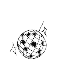Mirror Ball Dance Sticker by SALT STUDIO