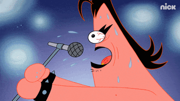 Patrick Star Singing GIF by SpongeBob SquarePants