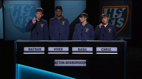 GIF by WGBH's High School Quiz Show