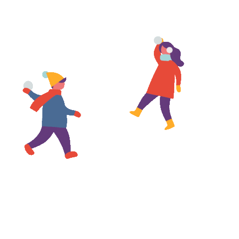 Let It Snow Christmas Sticker by Kinder Joy of moving