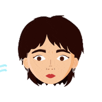 Illustration Woman Sticker