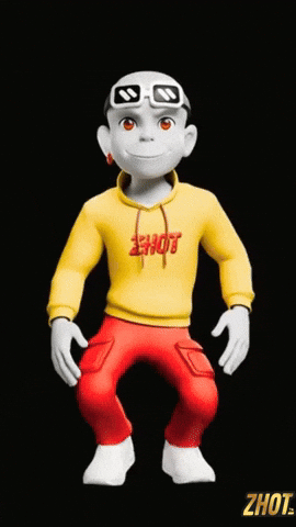 Digital Art Dancing GIF by Zhot