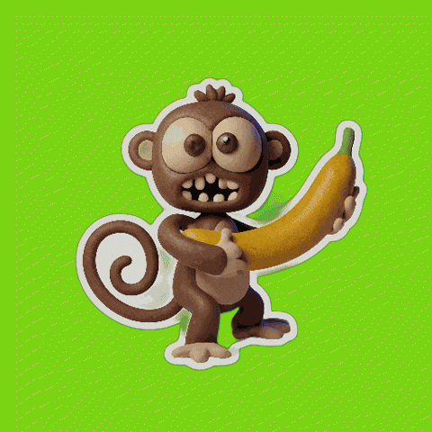 Hungry Monkey GIF