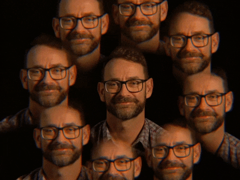 Serious Glasses GIF by GIPHY IRL