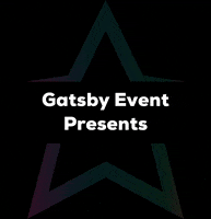 gatsbyevent party event gatsby gatsby event presents GIF