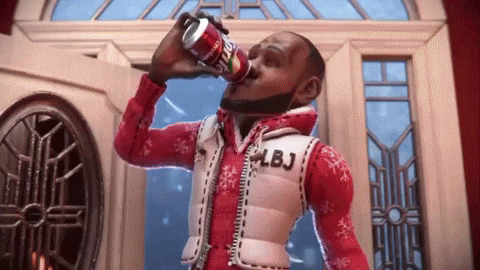 Lebron James Christmas GIF