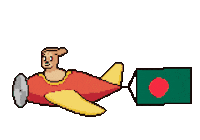 Flag Bangladesh Sticker by Abstract HotDogs