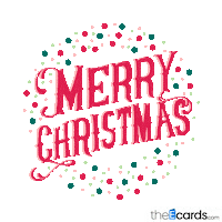 theecards christmas xmas merry christmas 2024 Sticker
