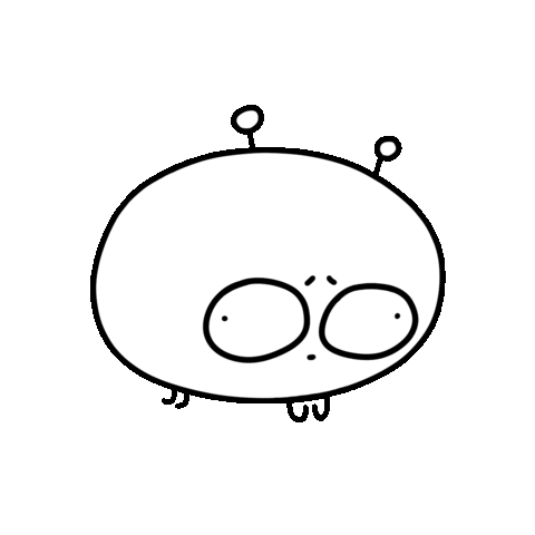 Stressed Out Caterpillar Sticker