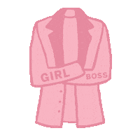 Girl Boss Sticker by Haute Takes Podcast