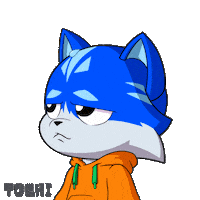 Scared Cat Sticker by Toshithecat