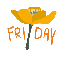 Flower Friday Sticker