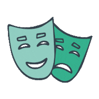 Santa Fe Teatro Sticker by Santa Fe Capital