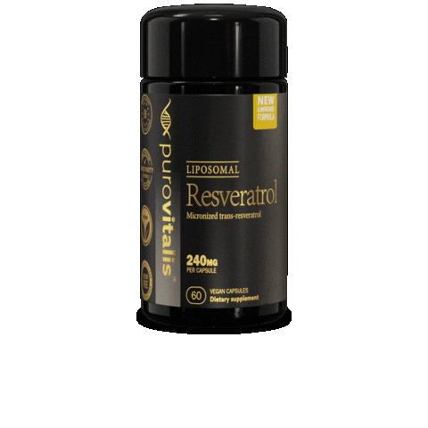 purovitalis longevity nmn resveratrol purovitalis Sticker