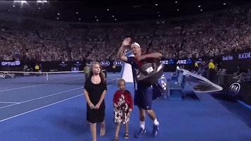waving lleyton hewitt GIF by Australian Open