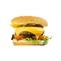 Avonturia food burger tasty kind Sticker