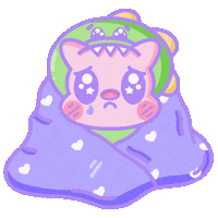 alismccann sad kawaii cry pig Sticker