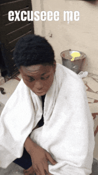 Excuse Me Towel GIF