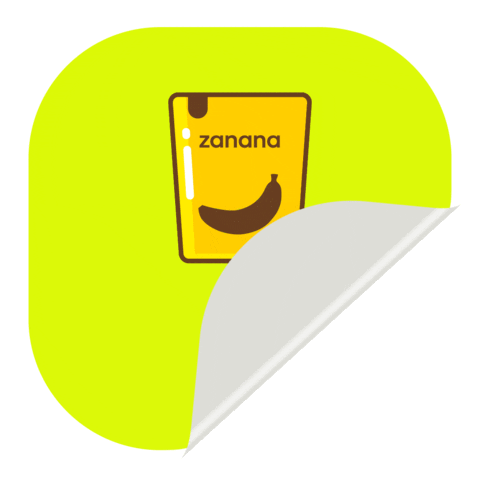 Work Banana Sticker by Zanana Chips Indonesia