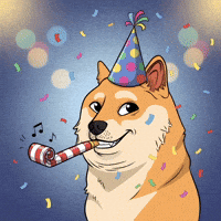 Happy Birthday Smiling GIF by Doge Pound