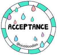 Act Acceptance Sticker by OCD Doodles