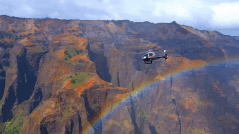 maverickhelicopters giphygifmaker helicopter aloha aerial GIF
